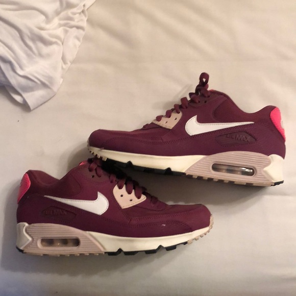 nike air max 90 womens maroon